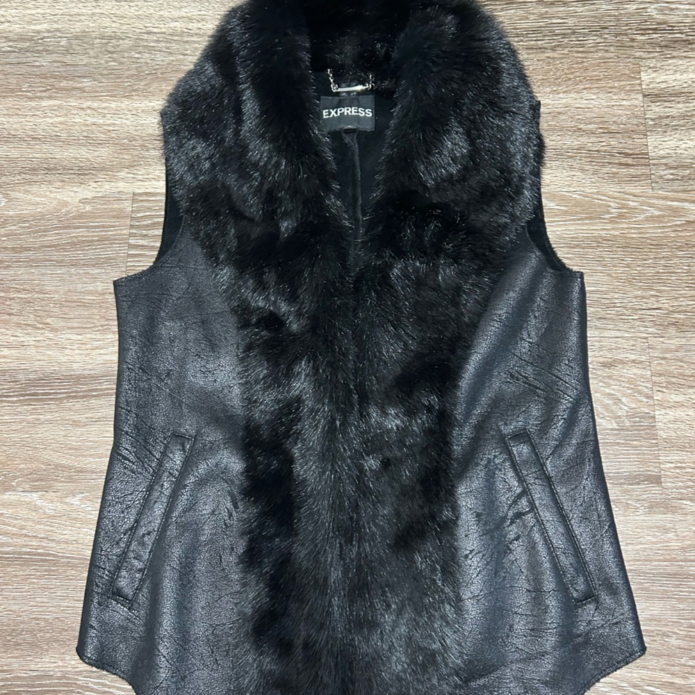 Express Women's Elegant Black Vest